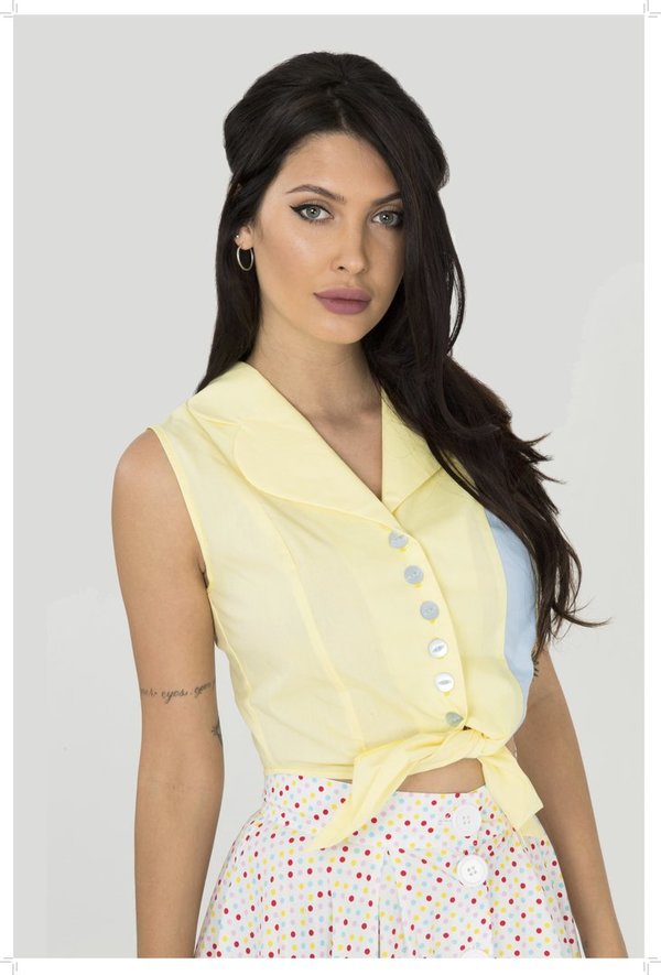 Bluse zum binden in gelb *reduziert von 39€*
