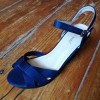 Schuh in blau