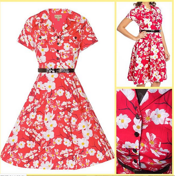 Kleid "Japan Flowers" *reduziert von 59€*