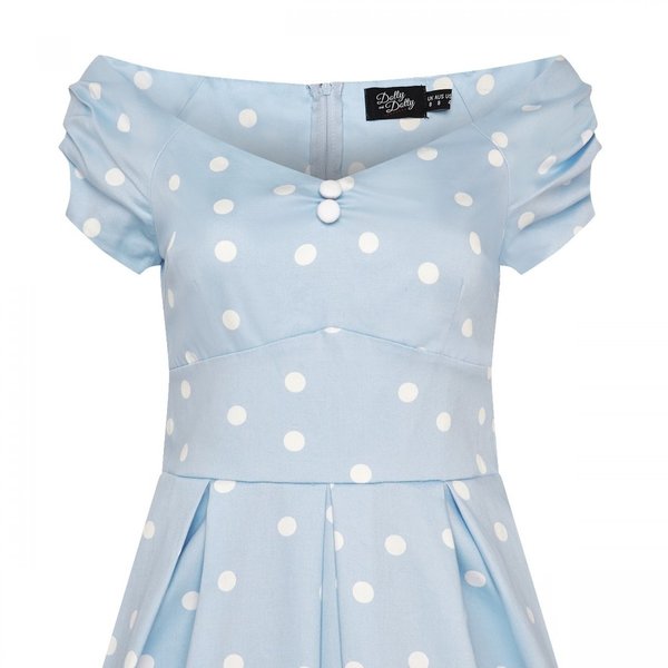 Kleid "Dotty" hellblau *reduziert von 58€*