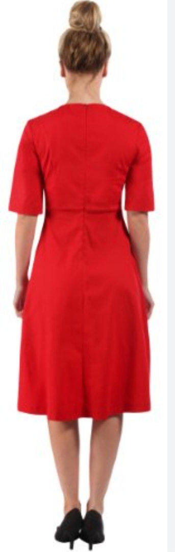 Kleid  rot "Einzelstück" Größe 36/38