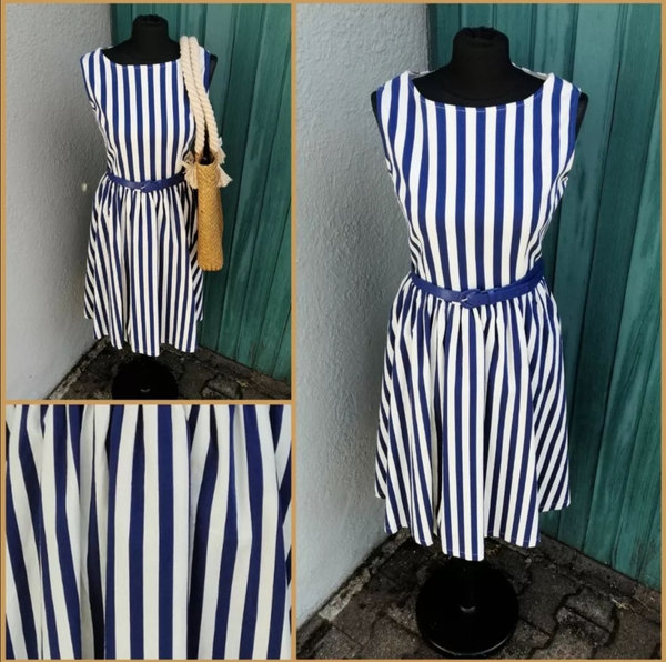 Kleid blue stripes nur noch Größe 38/40